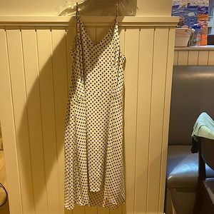 Lovely Balenciaga cream and green polka size 44. New without tag